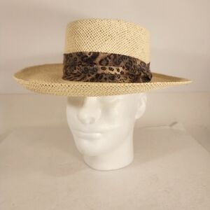 Bailey Straw Hat Size Medium Made In U.S.A.